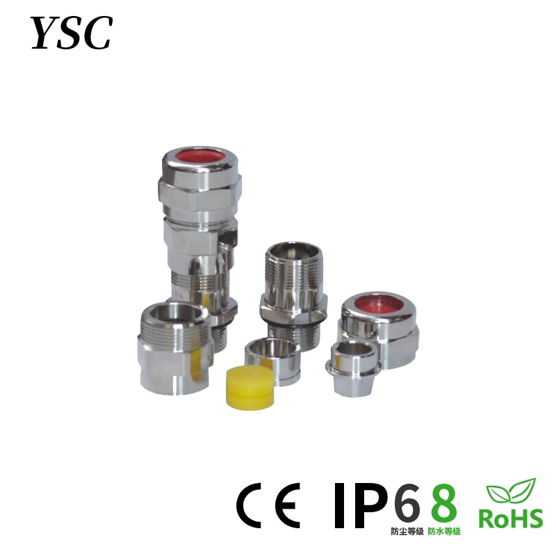 Double sealed armoured cable gland